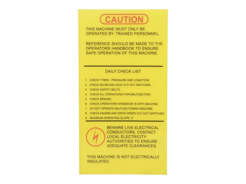 1691483 Decal, Caution | JLG