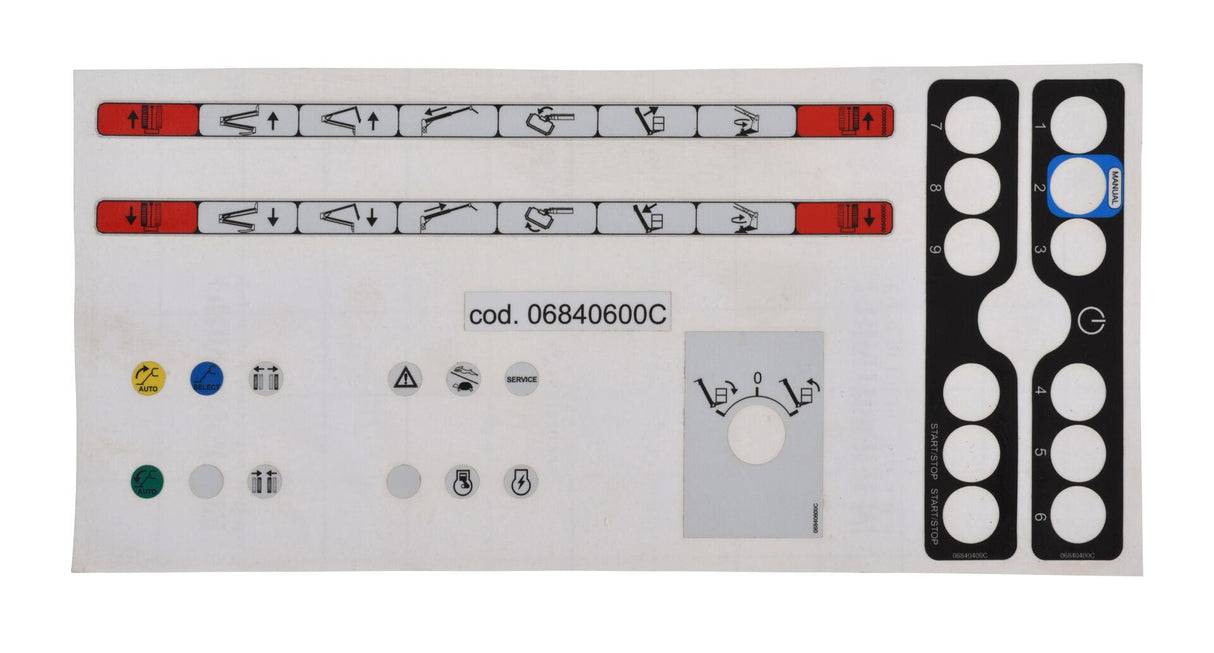 17000400 Remote Control Decal Kit | JLG - BHE Parts Store