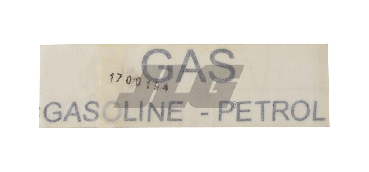 1700194 Gas Decal