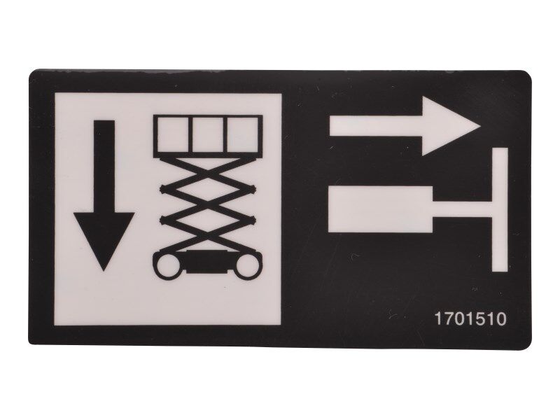 1701510 Decal, Manual Descent (Euro) | JLG