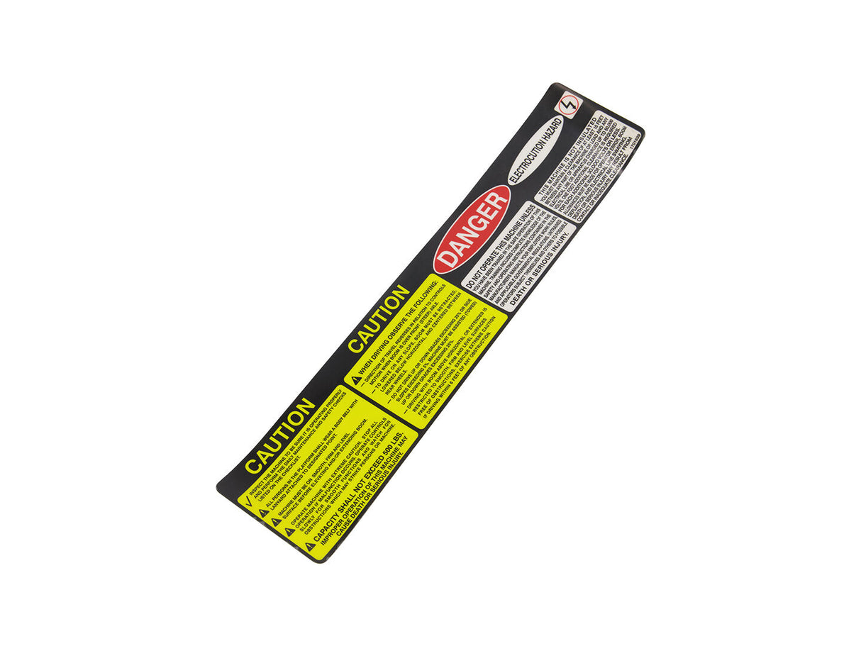 1701639 Calcomanía, Precaución-Peligro | JLG