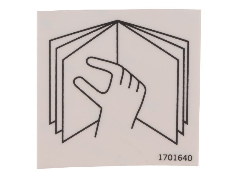 1701640 Decal, Manual | JLG