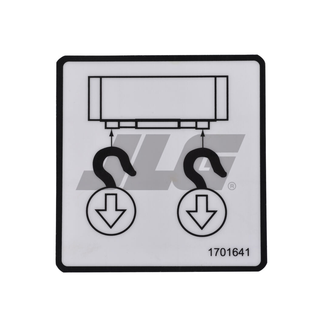 1701641 Decal, Tie Down | JLG