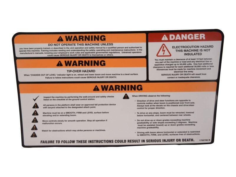 1702785 Decal Warn Danger