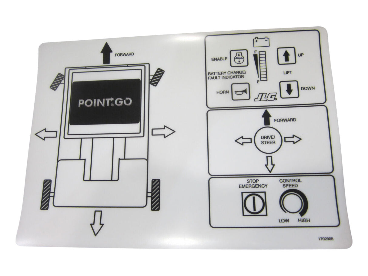 1702905 Decal, Joystick | JLG