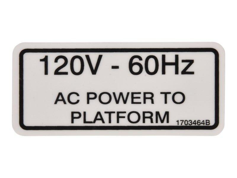 1703464 Decal Ac Power