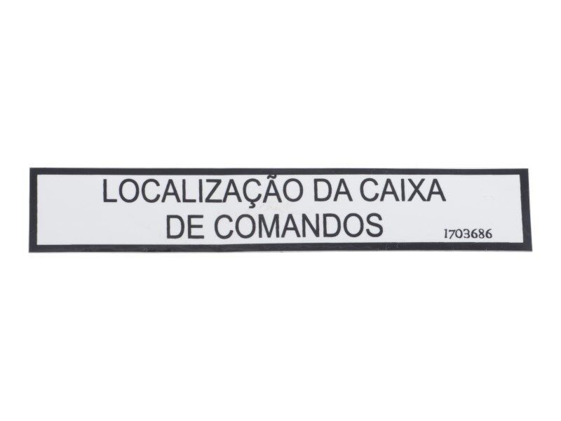 1703686 Decal, Cont Box Loc (Brz) | JLG