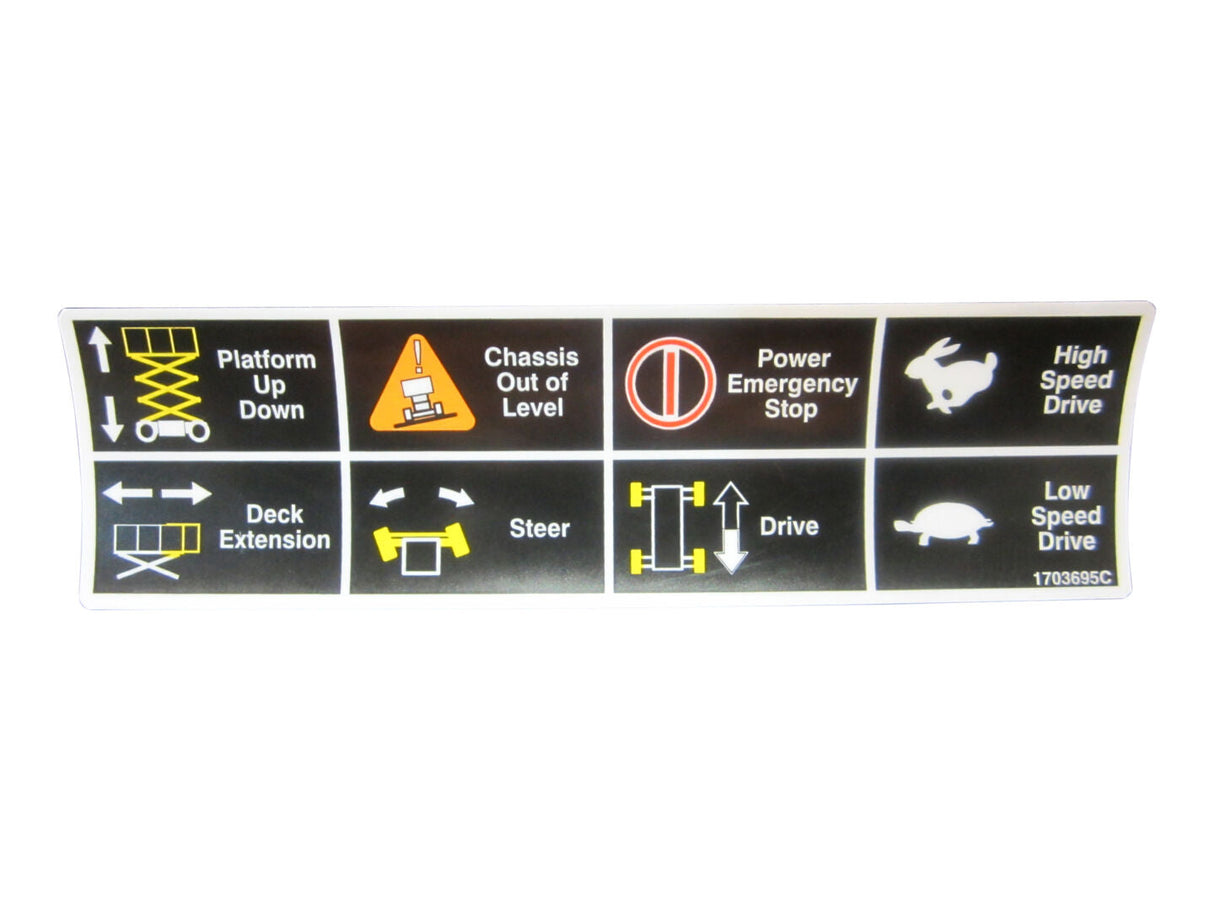 1703695 Decal, Legend | JLG