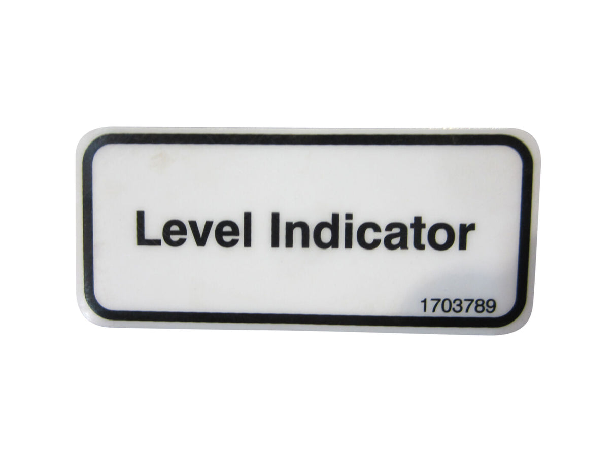 1703789 Decal, Level Indicator | JLG