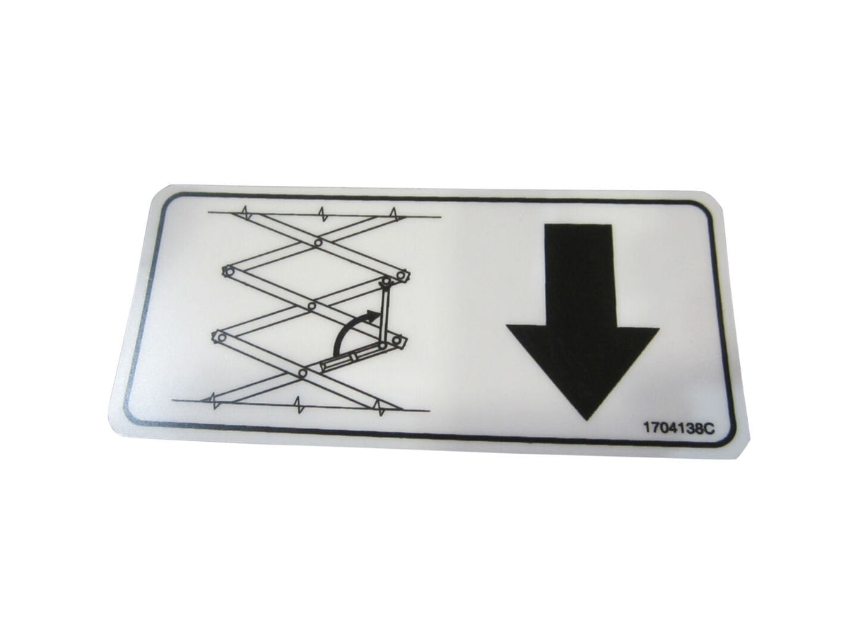 1704138 Decal, Safety Prop | JLG