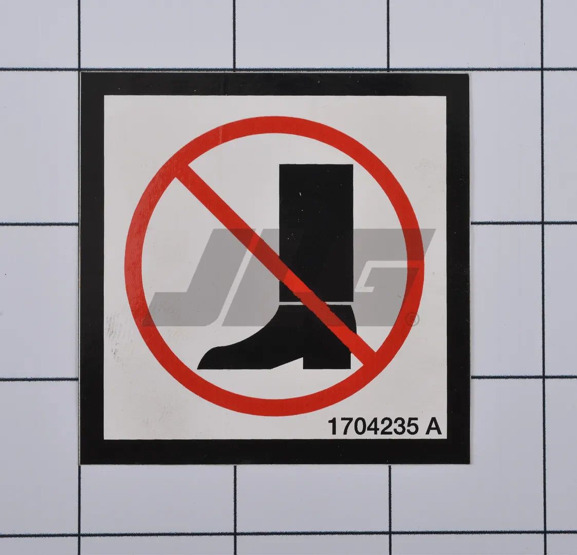 1704235 Decal No Step (Vinyl) | JLG