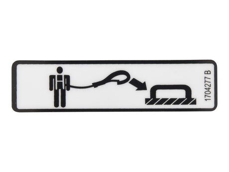 1704277 Decal, Lanyard Attach | JLG - BHE Parts Store