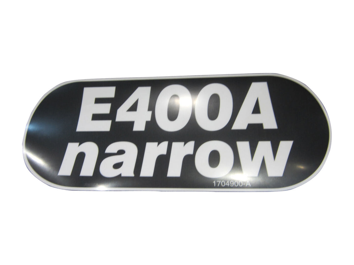 1704900 Decal, Model Designation E400A | JLG