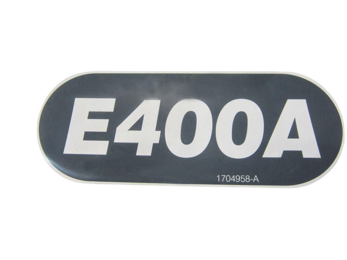 1704958 Decal, Model Designation E400A | JLG