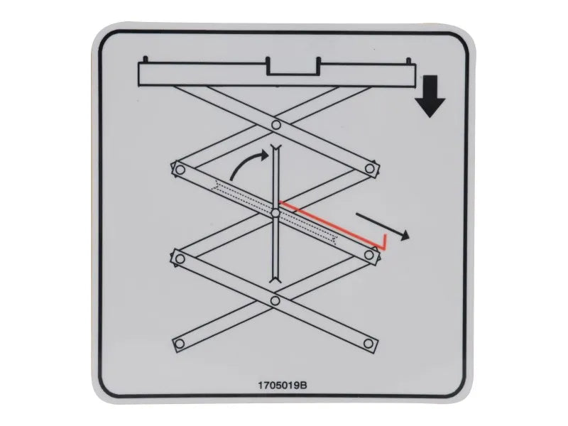 1705019 Decal, Safety Prop | JLG