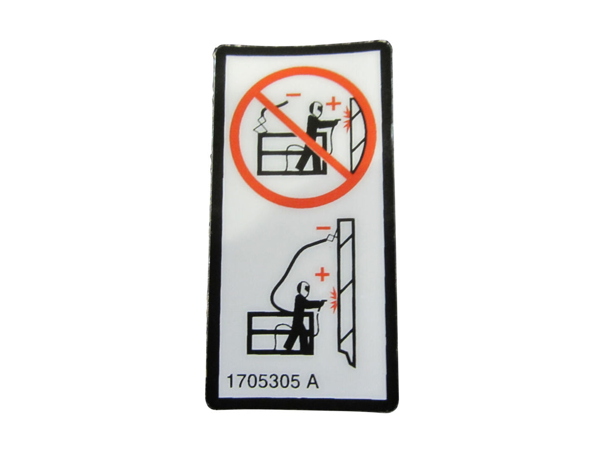 1705305 Decal, Weld Lead (Skywelder) | JLG