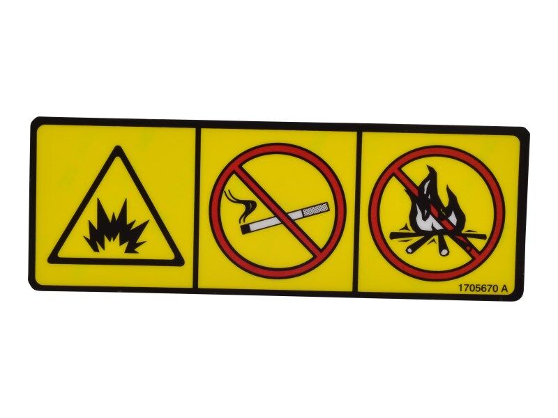 1705670 Decal, Explosion/Fire Ce | JLG