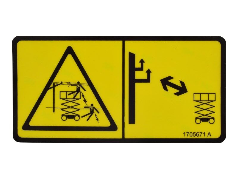 1705671 Decal, Electricution Ce | JLG