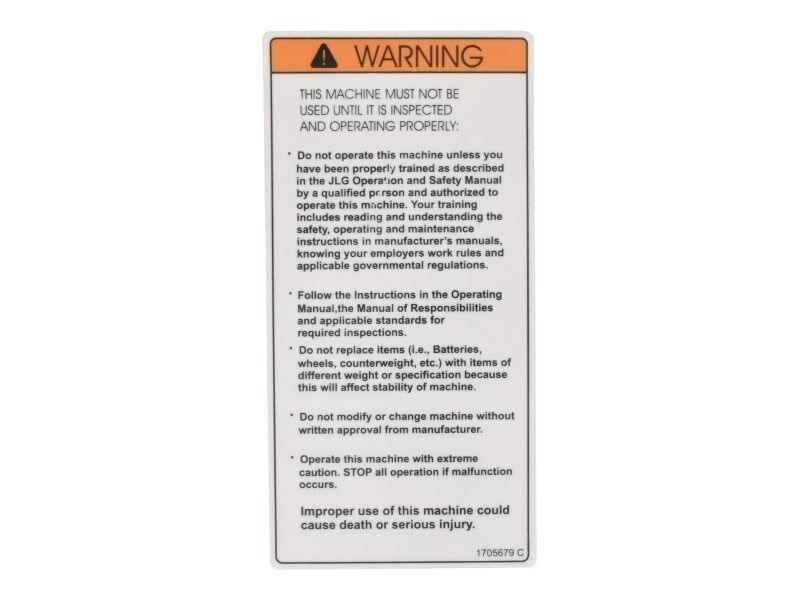 1705679 Decal Inspection