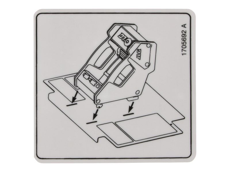 1705692 Decal, Control Box Location | JLG