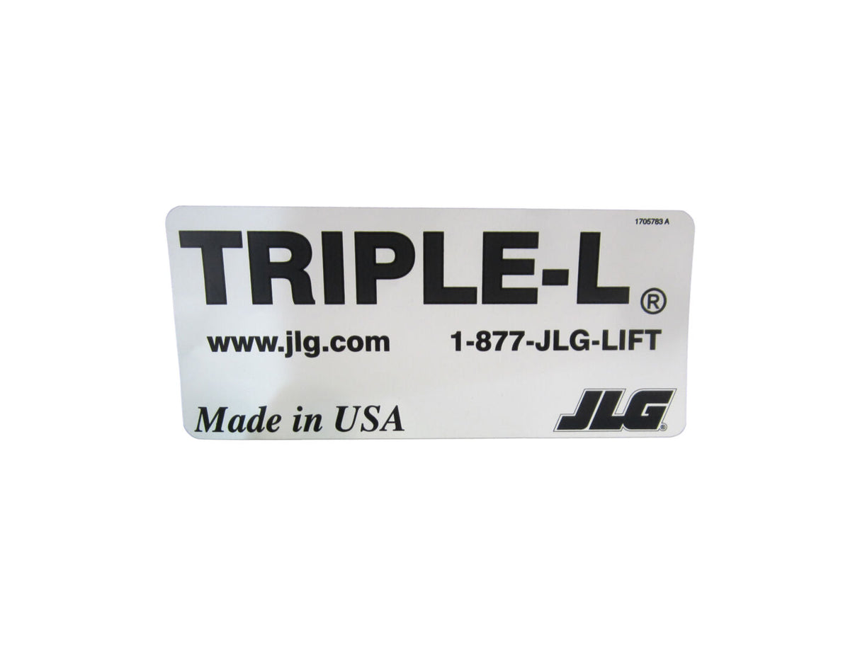 1705783 Decal, Triple-L | JLG