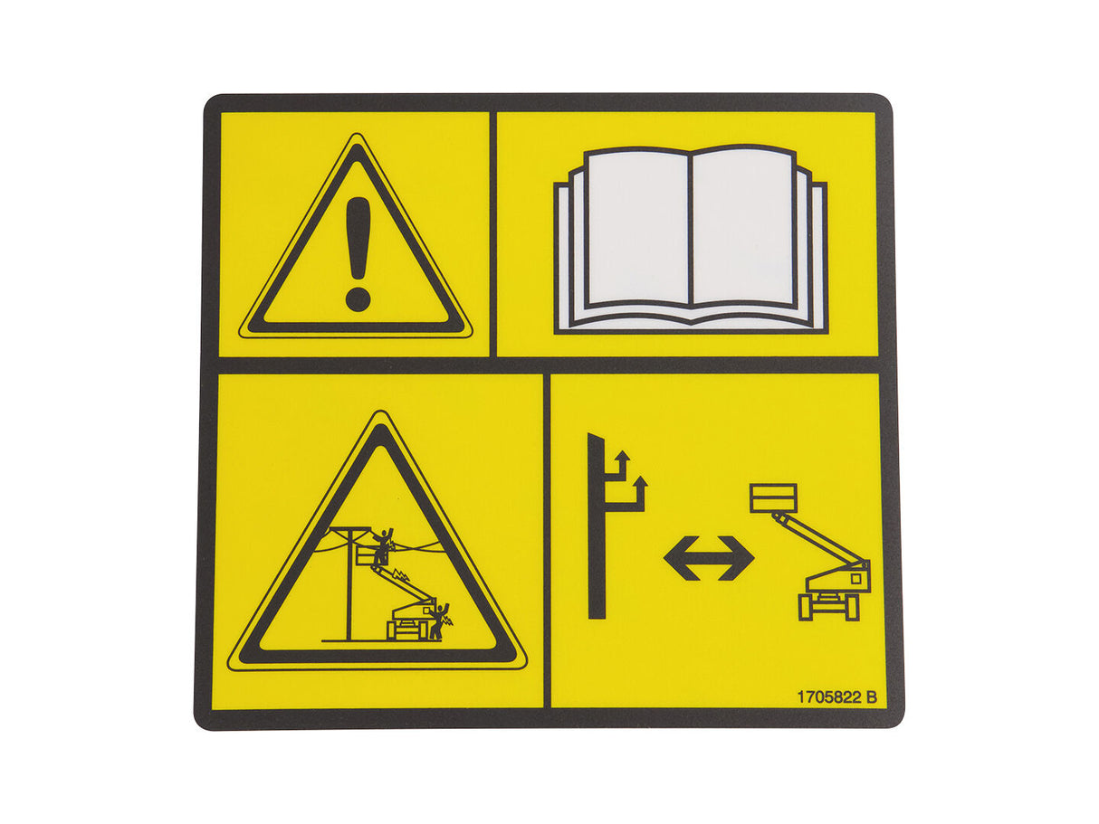 1705822 Decal, Electric /Safety Manual | JLG