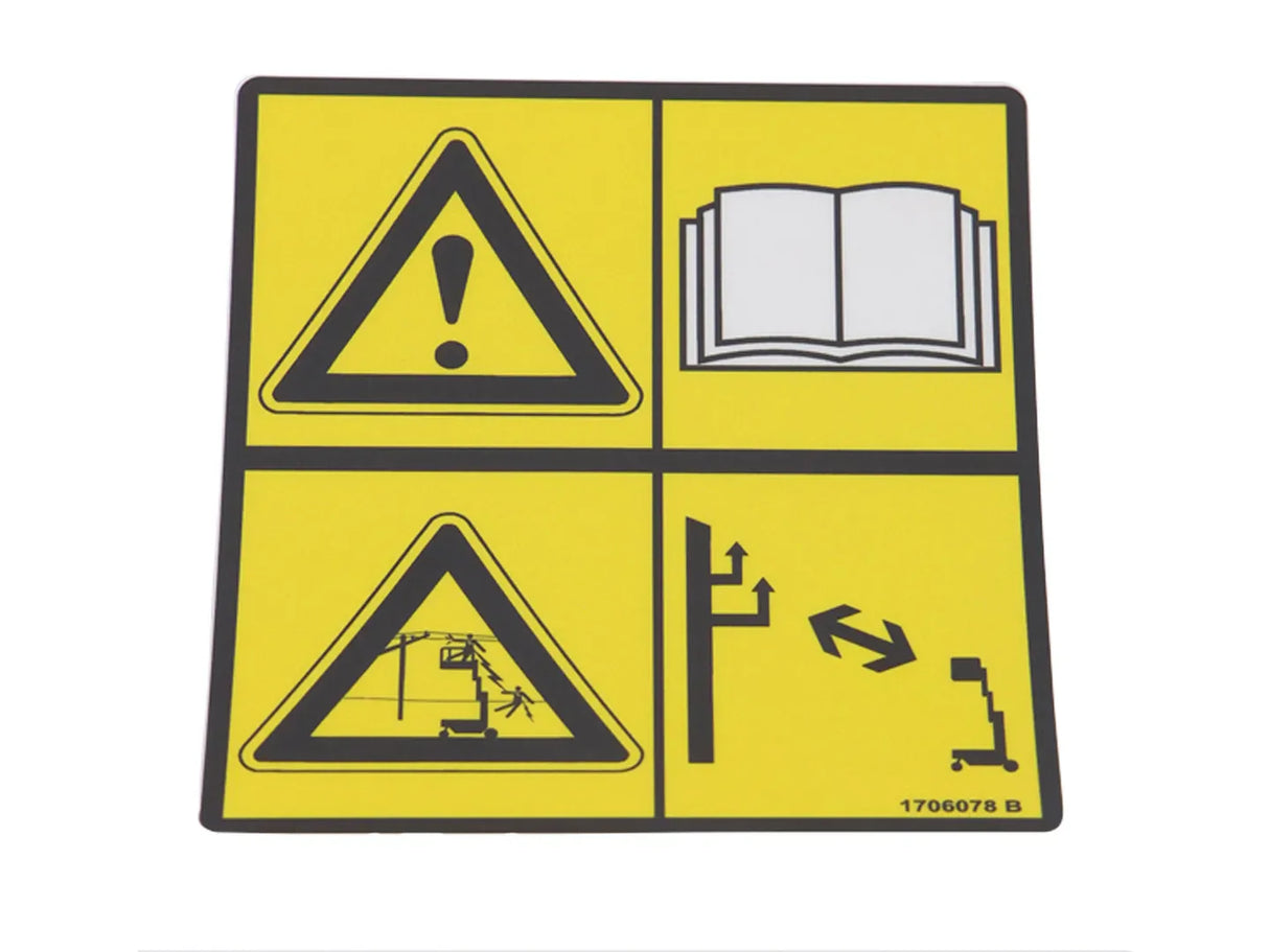 1706078 Decal, Warning | JLG