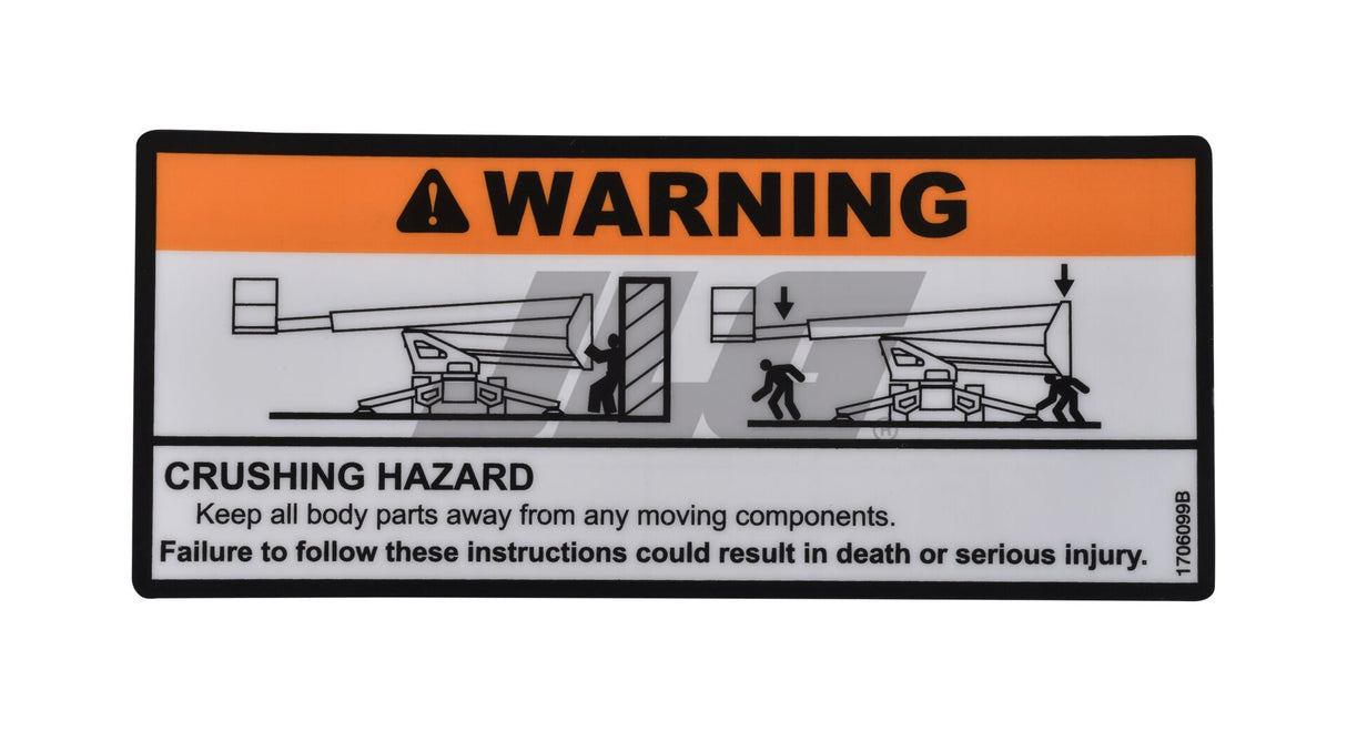 1706099 Decal, Crushing | JLG