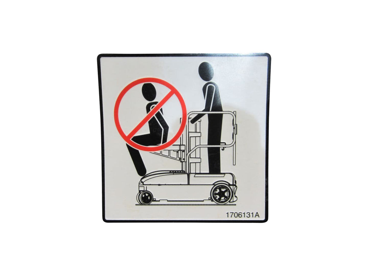 1706131 Decal, No Riders | JLG