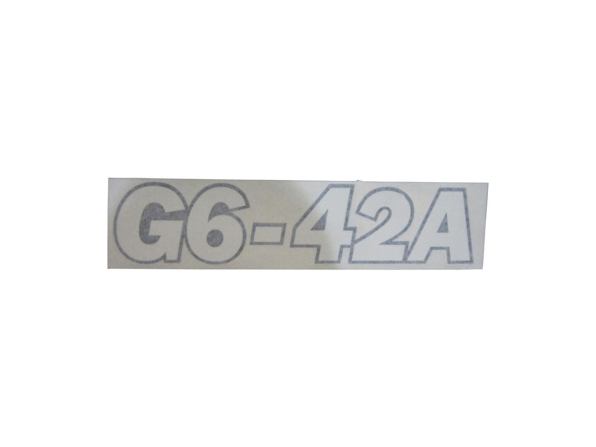 1706189 Decal G6-42A