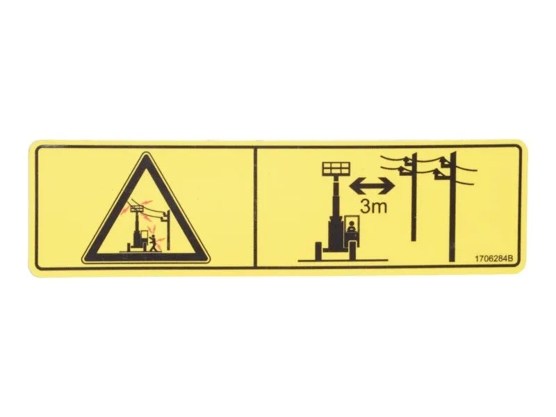 1706284 Decal_Electrocution Hazard | JLG