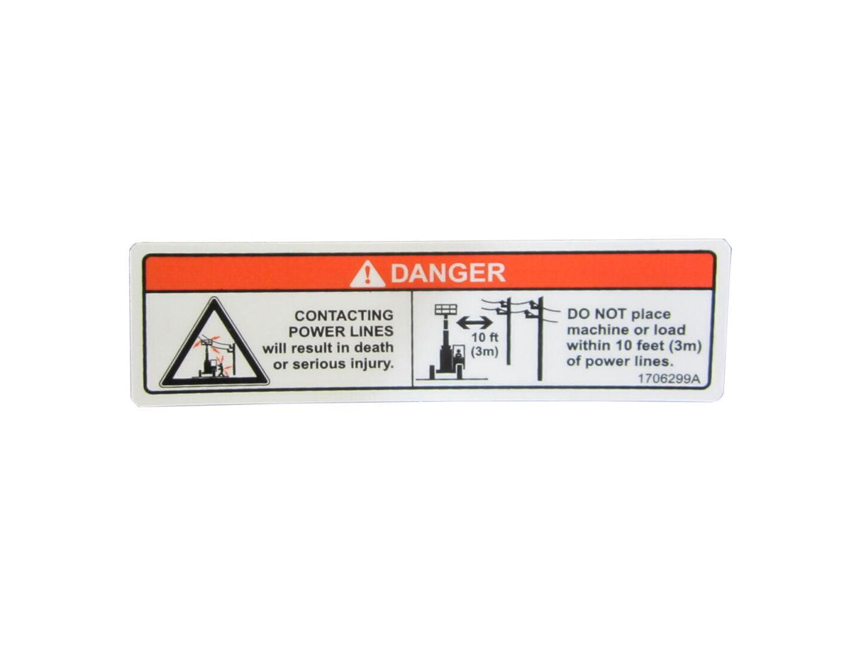 1706299 Decal Electrocution Hazard
