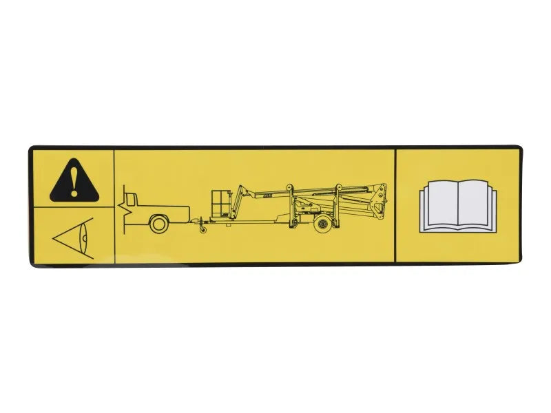 1706320 Decal, Tow Check List | JLG