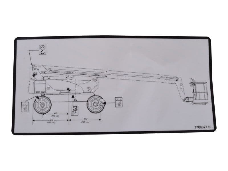 1706377 Decal, Lift Diagram | JLG