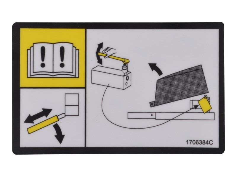 1706384 Decal, Manual Descent Inside | JLG