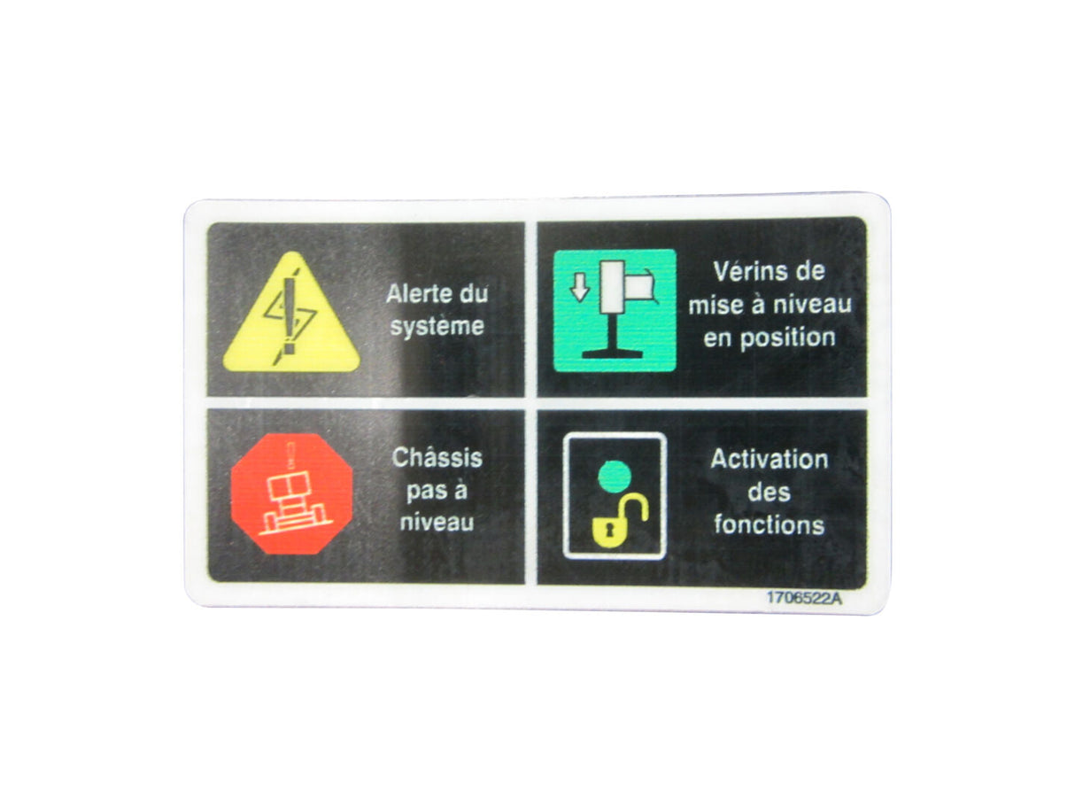 1706522 Decal, Plf Legend | JLG