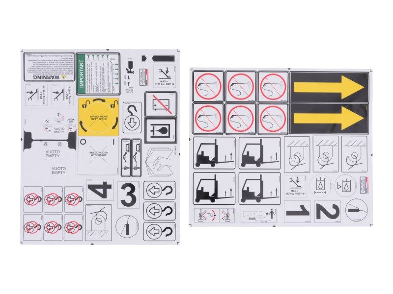 17633600 Decals, X770Aj Ansi Kit | JLG