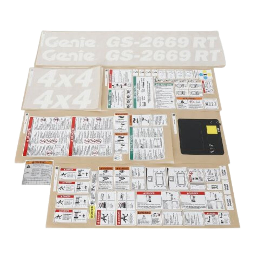 Part Number 233039GT Decal Kit 2669 Comp Wrd Ansi fits Genie