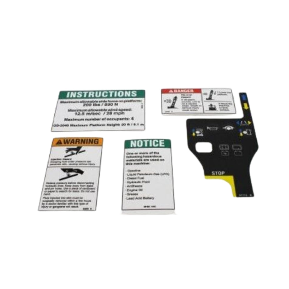 Part Number 233935GT Decal Kit 2046 Comp Wrd Ansi fits Genie