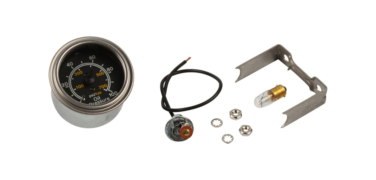 Part Number 2420030S Gauge, Oil Pressure W/Lite Kit fits JLG