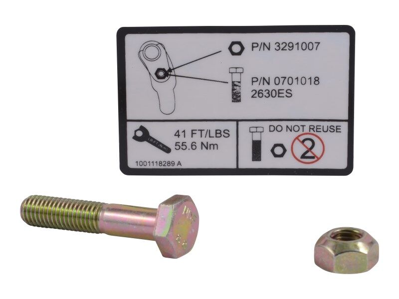 Part Number 2890182 Kit, Pin Retention Hardware fits JLG