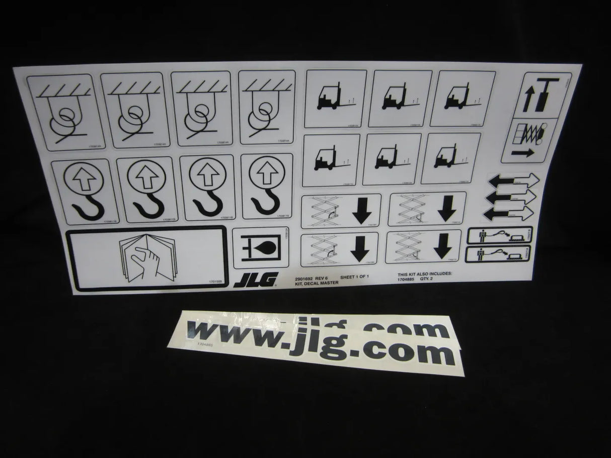 2901692 Decal Kit Master | JLG