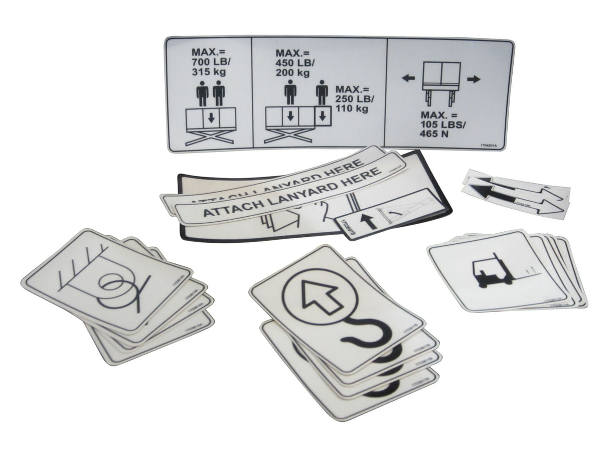 2901779 Decal Kit (Ansi) | JLG