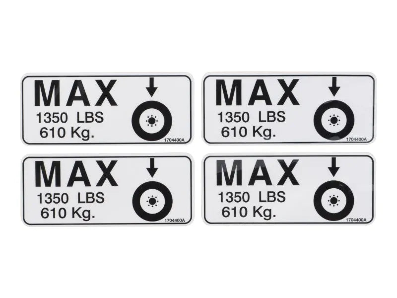 Part Number 2901850 Kit, Wheel Load 2032E2 fits JLG