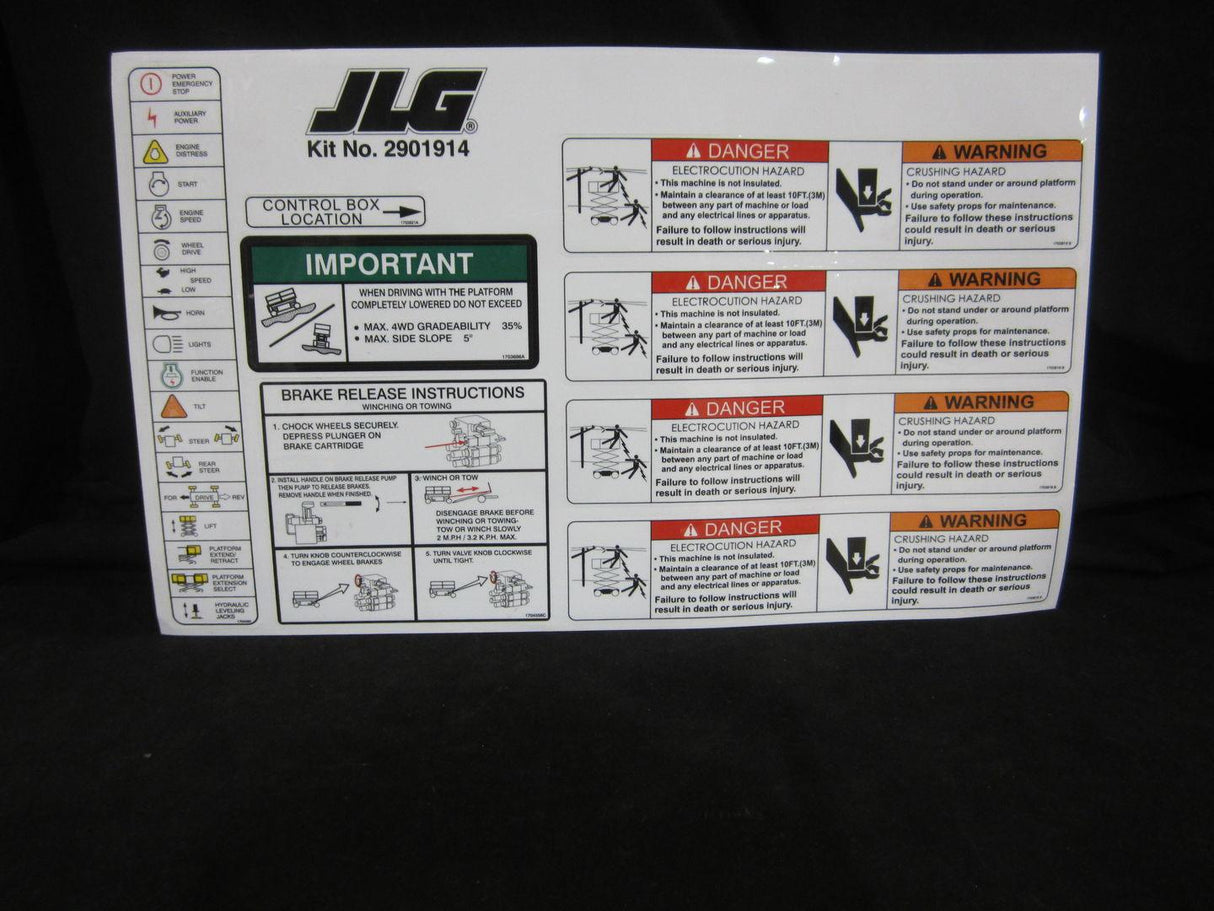 2901914 Decal Kit Multi Color