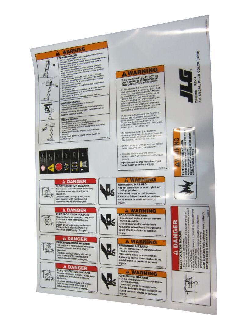 2902268 Decal Kit Multi Color Dom