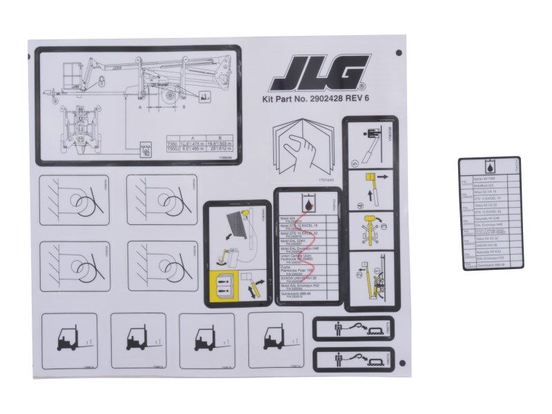 2902428 Kit, Decal Kit Master | JLG