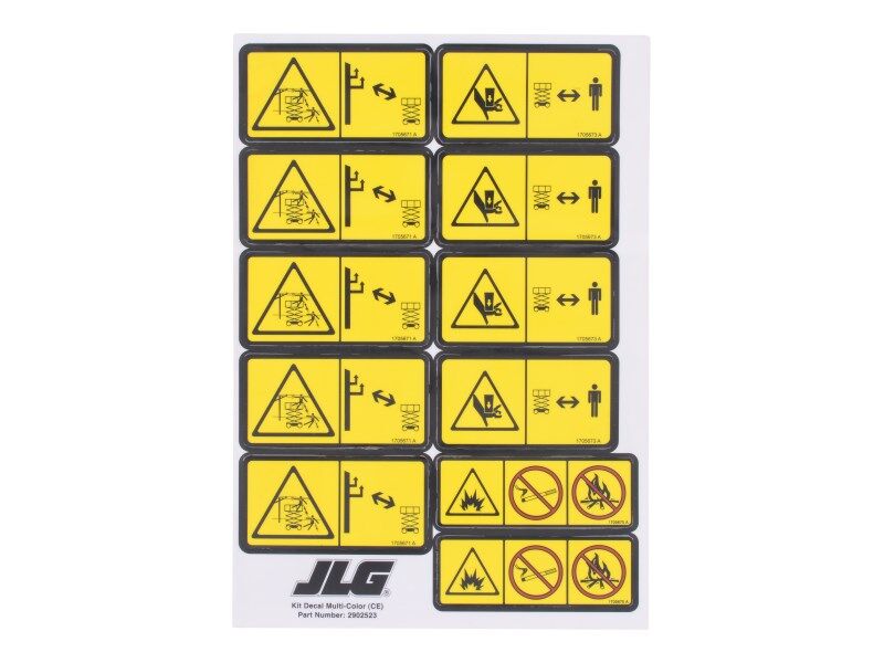 2902523 Decal Kit Multi-Color (Ce) | JLG