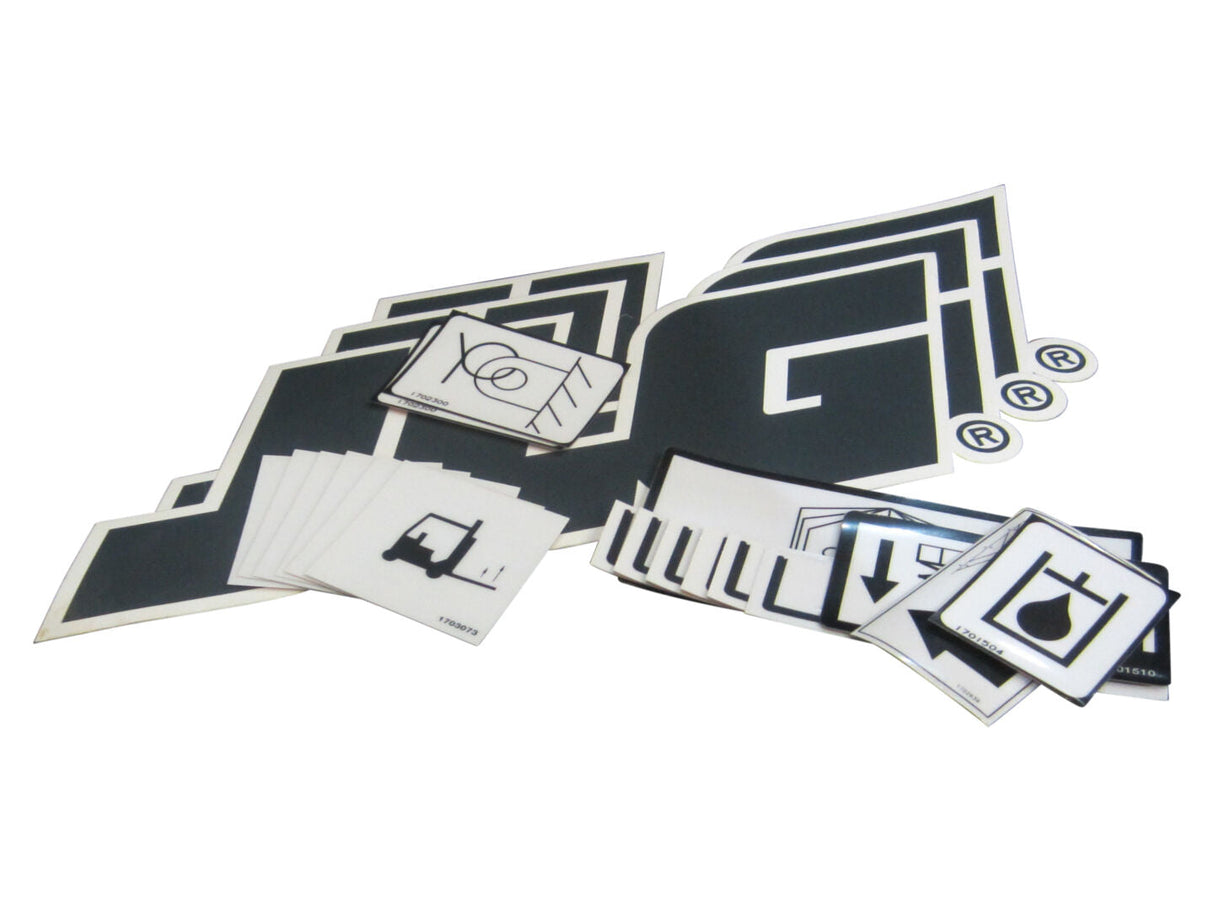 2910040 Decals Common(2033-46/2646-58) | JLG