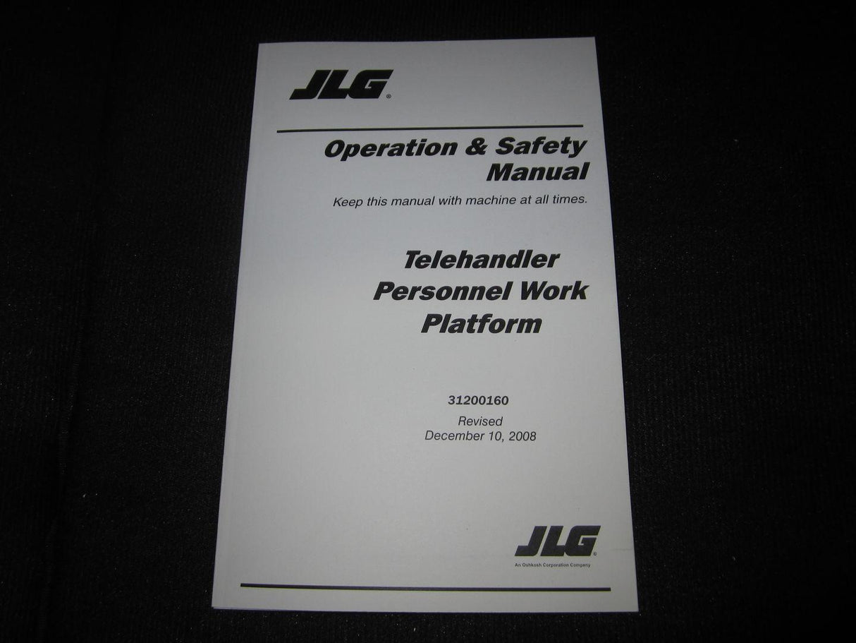 31200160 Operators Manual
